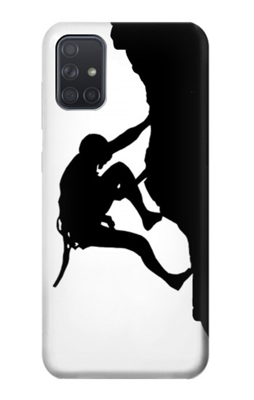 W2407 Mountain Climber Climbing Case Cover Custodia e Flip Case per Samsung Galaxy A71