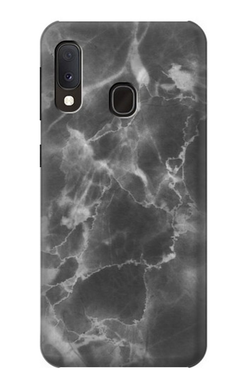 W2526 Black Marble Graphic Printed Case Cover Custodia e Flip Case per Samsung Galaxy A20e