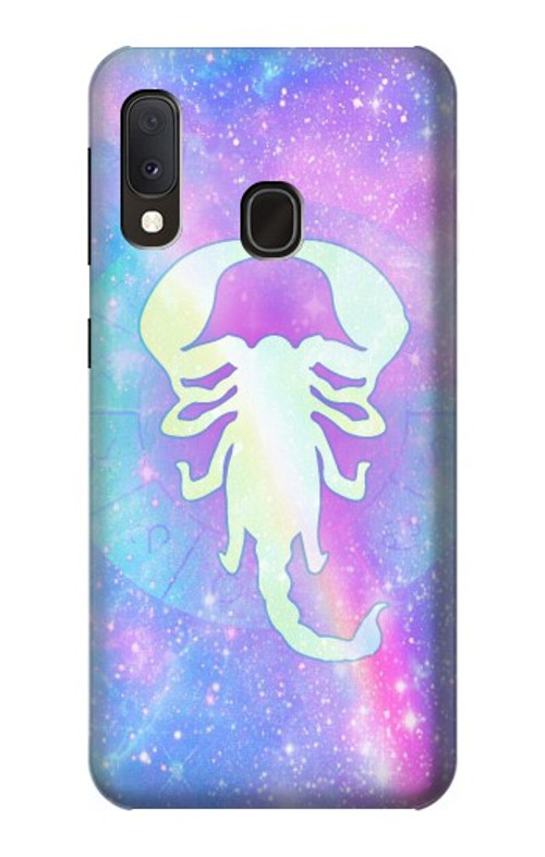 W3267 Zodiac Scorpio Case Cover Custodia e Flip Case per Samsung Galaxy A20e