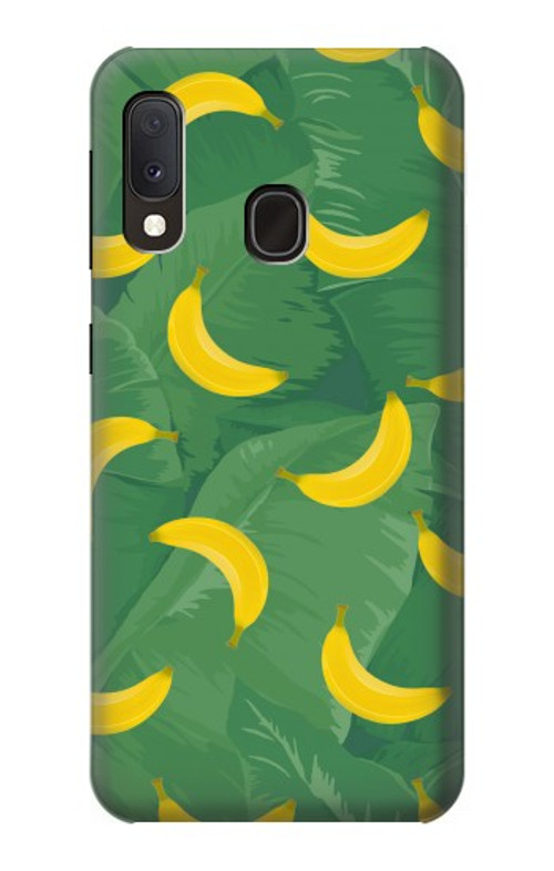 W3286 Banana Fruit Pattern Case Cover Custodia e Flip Case per Samsung Galaxy A20e