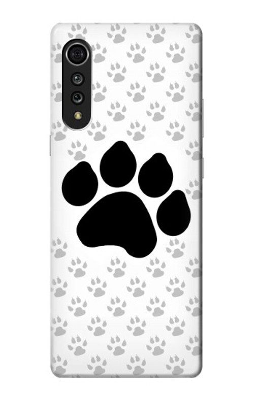 W2355 Paw Foot Print Case Cover Custodia e Flip Case per LG Velvet