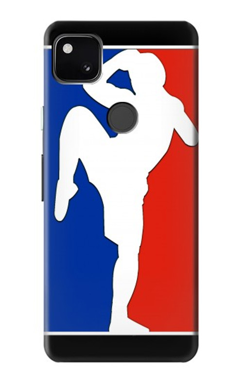 W2278 Muay Thai Kickboxing MMA Martial Art White Case Cover Custodia e Flip Case per Google Pixel 4a