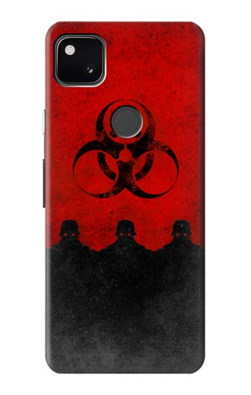 W2917 Biohazards Virus Red Alert Case Cover Custodia e Flip Case per Google Pixel 4a