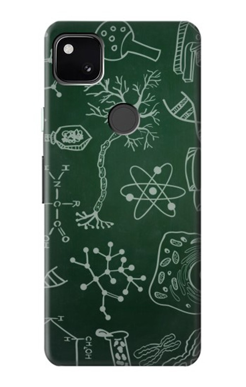 W3211 Science Green Board Case Cover Custodia e Flip Case per Google Pixel 4a