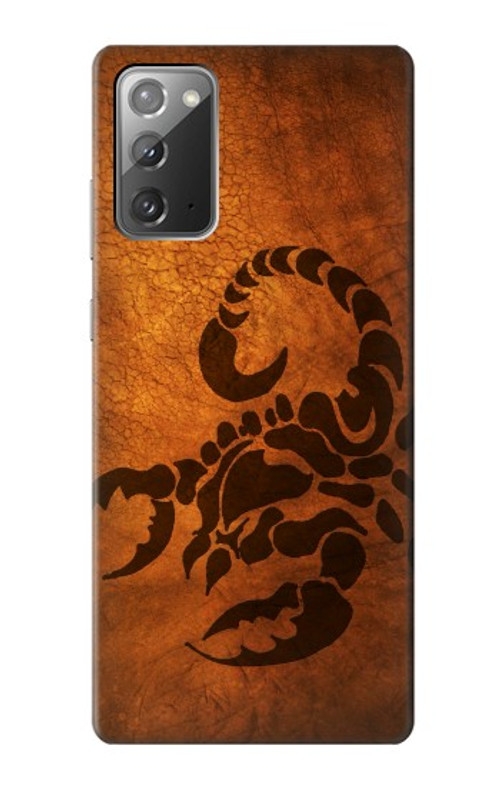 W0683 Scorpion Tattoo Case Cover Custodia e Flip Case per Samsung Galaxy Note 20