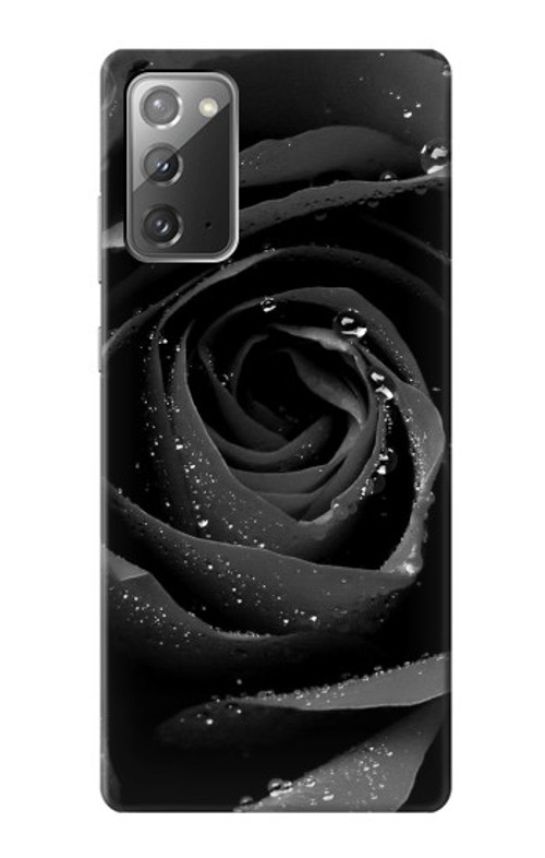 W1598 Black Rose Case Cover Custodia e Flip Case per Samsung Galaxy Note 20