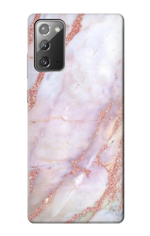W3482 Soft Pink Marble Graphic Print Case Cover Custodia e Flip Case per Samsung Galaxy Note 20