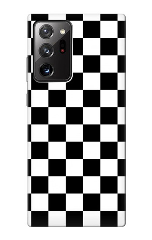 W1611 Black and White Check Chess Board Case Cover Custodia e Flip Case per Samsung Galaxy Note 20 Ultra, Ultra 5G