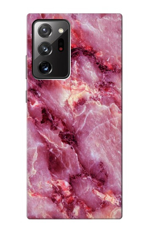 W3052 Pink Marble Graphic Printed Case Cover Custodia e Flip Case per Samsung Galaxy Note 20 Ultra, Ultra 5G