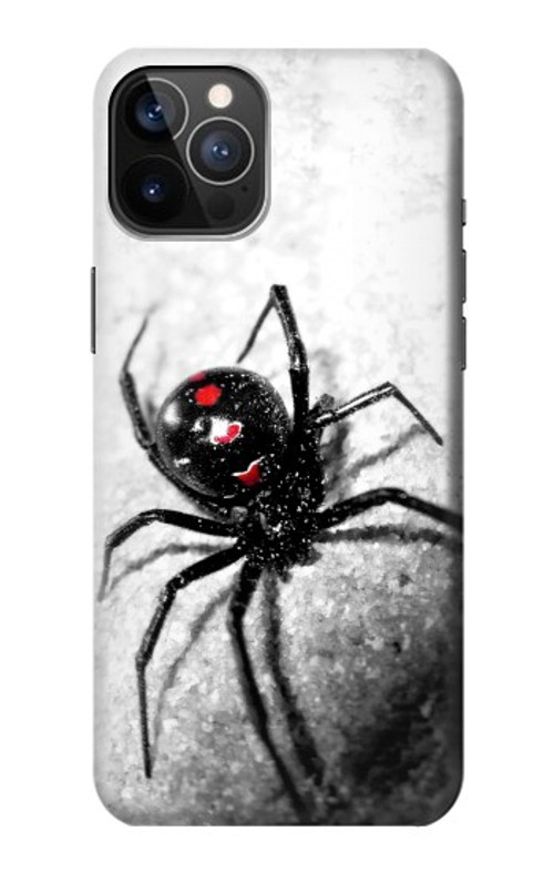 W2386 Black Widow Spider Case Cover Custodia e Flip Case per iPhone 12, iPhone 12 Pro