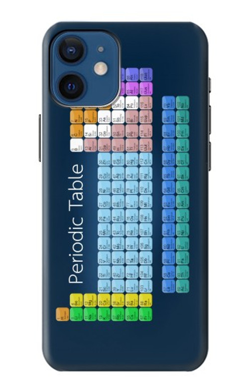 W1847 Periodic Table Case Cover Custodia e Flip Case per iPhone 12 mini