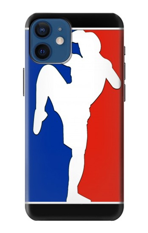 W2278 Muay Thai Kickboxing MMA Martial Art White Case Cover Custodia e Flip Case per iPhone 12 mini