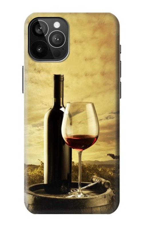 W2042 A Grape Vineyard Grapes Bottle Red Wine Case Cover Custodia e Flip Case per iPhone 12 Pro Max