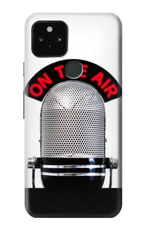 W2381 Vintage Radio Microphone On The Air Case Cover Custodia e Flip Case per Google Pixel 5