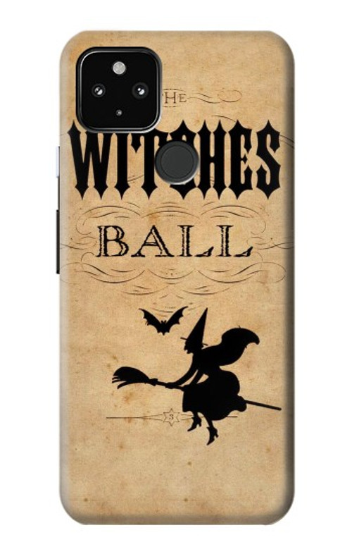 W2648 Vintage Halloween The Witches Ball Case Cover Custodia e Flip Case per Google Pixel 4a 5G