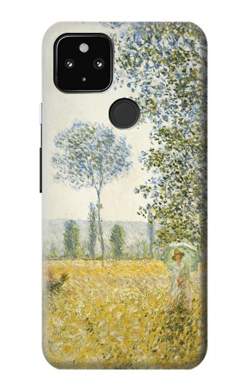 W2682 Claude Monet Fields In Spring Case Cover Custodia e Flip Case per Google Pixel 4a 5G