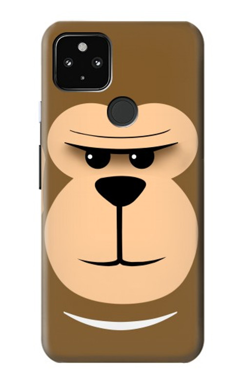 W2721 Cute Grumpy Monkey Cartoon Case Cover Custodia e Flip Case per Google Pixel 4a 5G