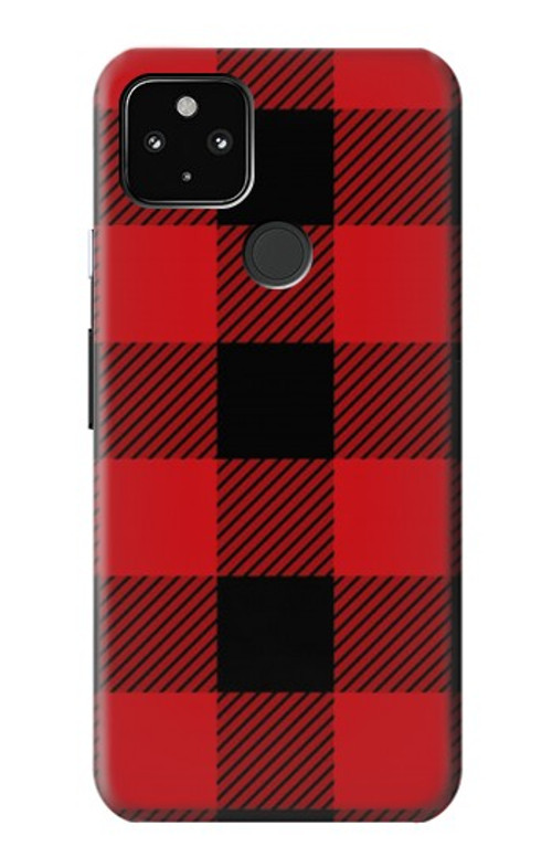 W2931 Red Buffalo Check Pattern Case Cover Custodia e Flip Case per Google Pixel 4a 5G