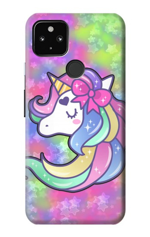 W3264 Pastel Unicorn Case Cover Custodia e Flip Case per Google Pixel 4a 5G