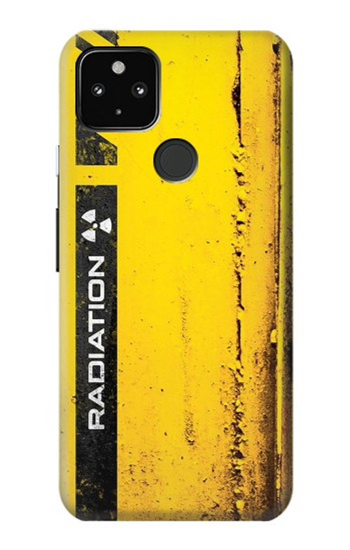 W3714 Radiation Warning Case Cover Custodia e Flip Case per Google Pixel 4a 5G