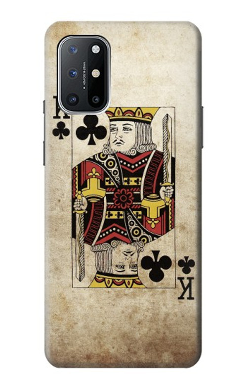 W2528 Poker King Card Case Cover Custodia e Flip Case per OnePlus 8T