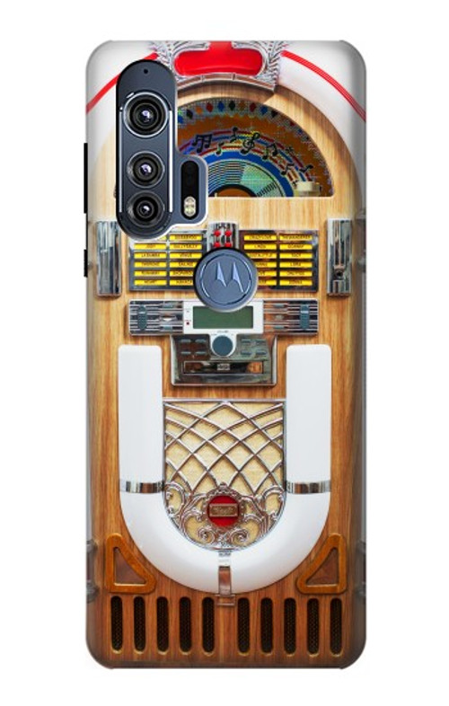 W2853 Jukebox Music Playing Device Case Cover Custodia e Flip Case per Motorola Edge+