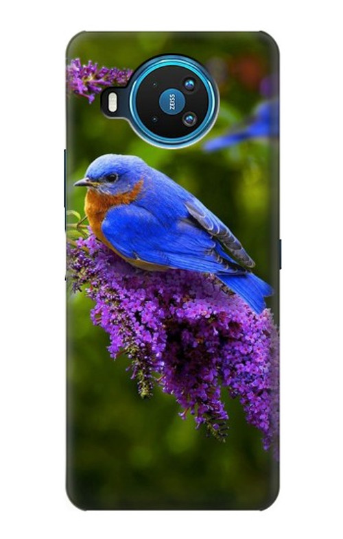 W1565 Bluebird of Happiness Blue Bird Case Cover Custodia e Flip Case per Nokia 8.3 5G