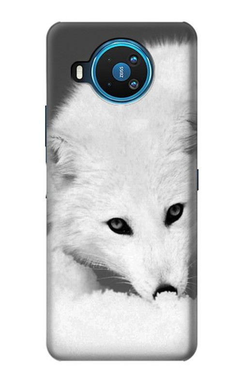 W2569 White Arctic Fox Case Cover Custodia e Flip Case per Nokia 8.3 5G