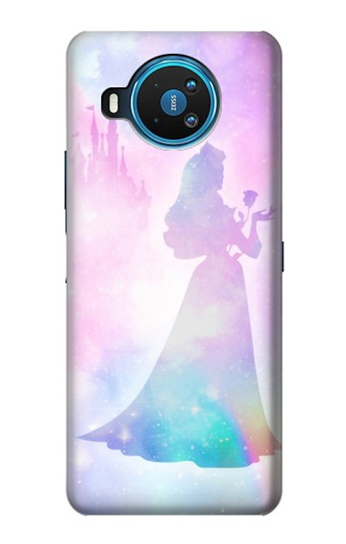 W2992 Princess Pastel Silhouette Case Cover Custodia e Flip Case per Nokia 8.3 5G