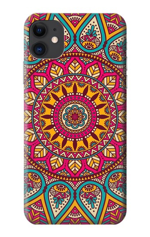 W3694 Hippie Art Pattern Case Cover Custodia e Flip Case per iPhone 11