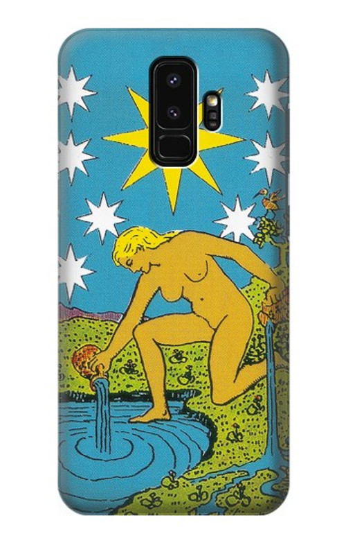 W3744 Tarot Card The Star Case Cover Custodia e Flip Case per Samsung Galaxy S9 Plus