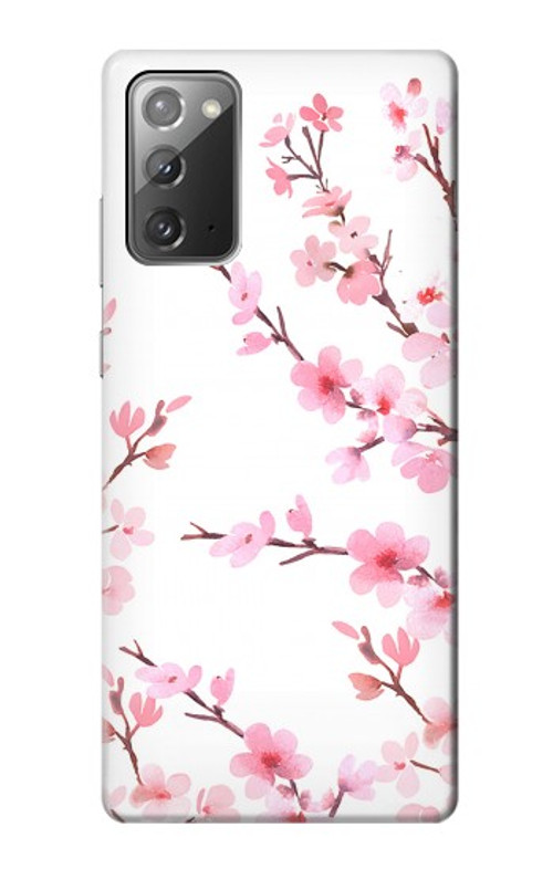 W3707 Pink Cherry Blossom Spring Flower Case Cover Custodia e Flip Case per Samsung Galaxy Note 20
