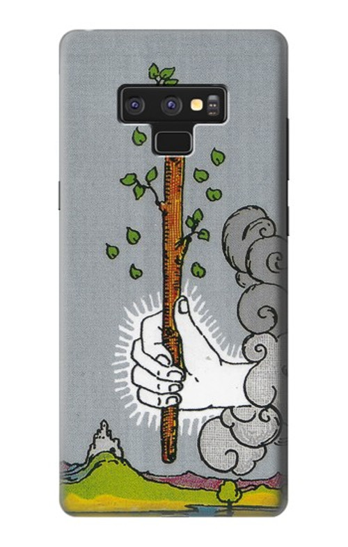 W3723 Tarot Card Age of Wands Case Cover Custodia e Flip Case per Note 9 Samsung Galaxy Note9