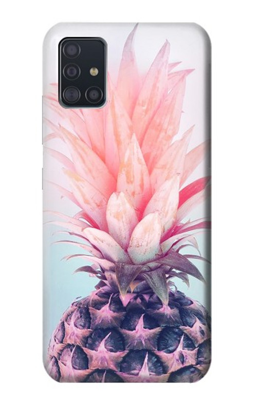 W3711 Pink Pineapple Case Cover Custodia e Flip Case per Samsung Galaxy A51 5G