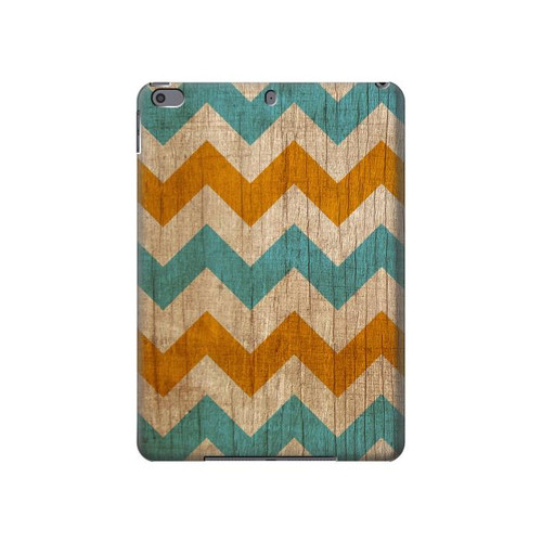 W3033 Vintage Wood Chevron Graphic Printed Tablet Case Cover Custodia per iPad Pro 10.5, iPad Air (2019, 3rd)