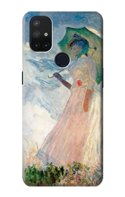 W0998 Claude Monet Woman with a Parasol Case Cover Custodia e Flip Case per OnePlus Nord N10 5G