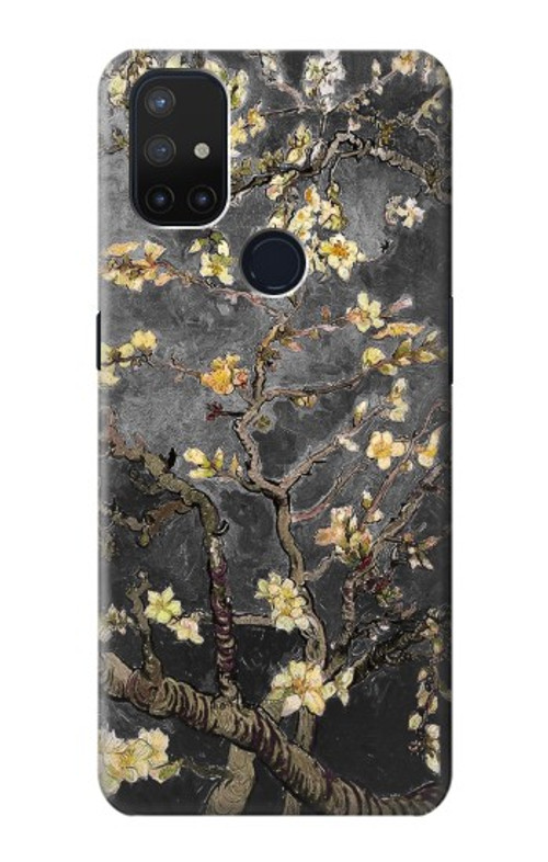 W2664 Black Blossoming Almond Tree Van Gogh Case Cover Custodia e Flip Case per OnePlus Nord N10 5G