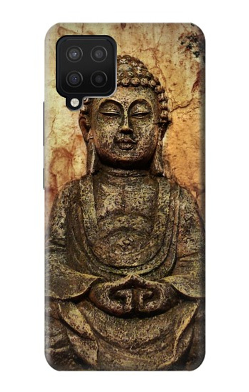 W0344 Buddha Rock Carving Case Cover Custodia e Flip Case per Samsung Galaxy A42 5G