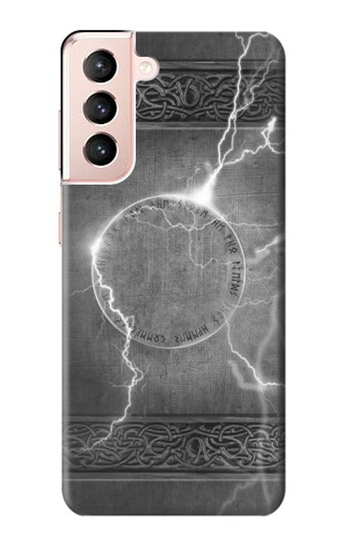 W2533 Thor Thunder Strike Hammer Case Cover Custodia e Flip Case per Samsung Galaxy S21 5G