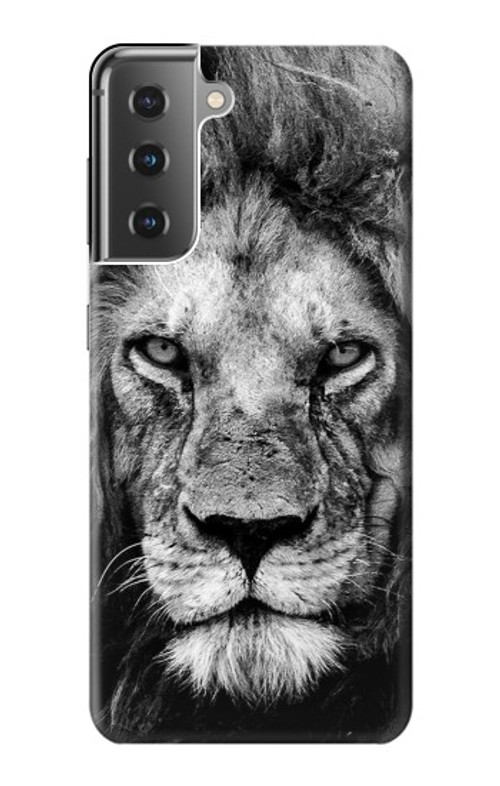 W3372 Lion Face Case Cover Custodia e Flip Case per Samsung Galaxy S21 Plus 5G, Galaxy S21+ 5G