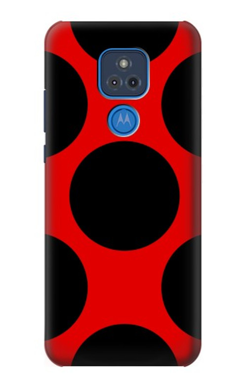 W1829 Ladybugs Dot Pattern Case Cover Custodia e Flip Case per Motorola Moto G Play (2021)