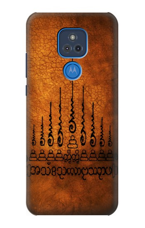 W2252 Gao Yord 9 Spires of Protection Tattoo Case Cover Custodia e Flip Case per Motorola Moto G Play (2021)
