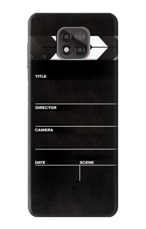 W2479 Director Clapboard Case Cover Custodia e Flip Case per Motorola Moto G Power (2021)