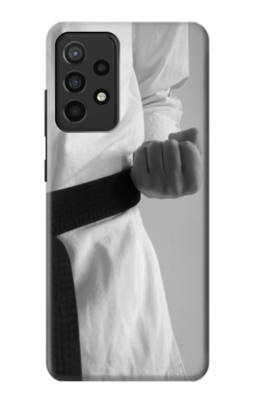 W1931 Black Belt Karate Case Cover Custodia e Flip Case per Samsung Galaxy A52, Galaxy A52 5G