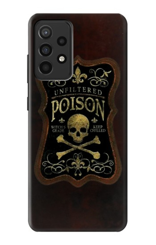 W2649 Unfiltered Poison Vintage Glass Bottle Case Cover Custodia e Flip Case per Samsung Galaxy A52, Galaxy A52 5G
