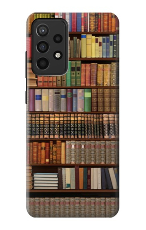 W3154 Bookshelf Case Cover Custodia e Flip Case per Samsung Galaxy A52, Galaxy A52 5G