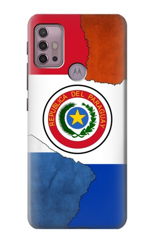 W3017 Paraguay Flag Case Cover Custodia e Flip Case per Motorola Moto G30, G20, G10