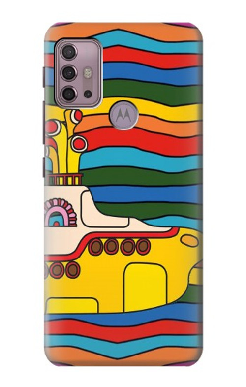 W3599 Hippie Submarine Case Cover Custodia e Flip Case per Motorola Moto G30, G20, G10 W3599 Hippie Submarine Case Cover Custodia e Flip Case per Motorola Moto G30, G20, G10