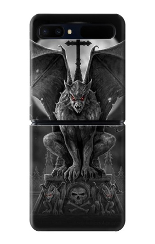 W0850 Gargoyle Devil Demon Case Cover Custodia e Flip Case per Samsung Galaxy Z Flip 5G