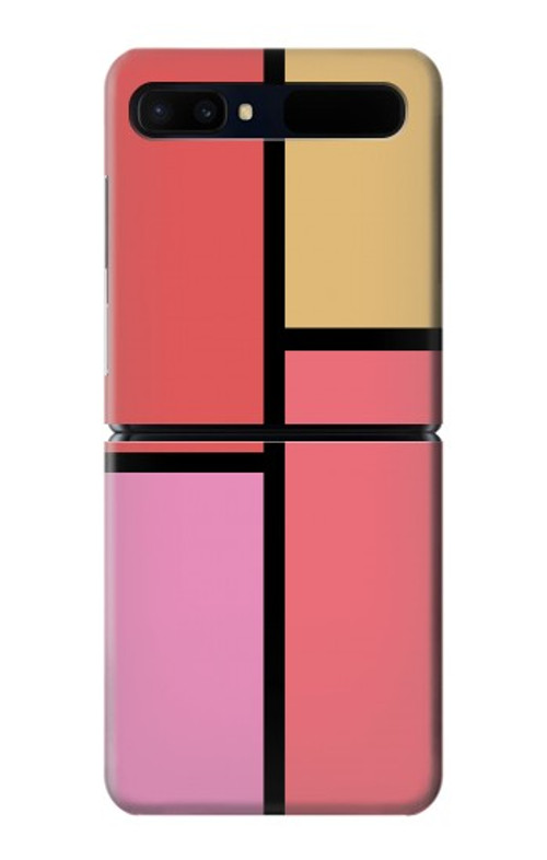 W2795 Cheek Palette Color Case Cover Custodia e Flip Case per Samsung Galaxy Z Flip 5G